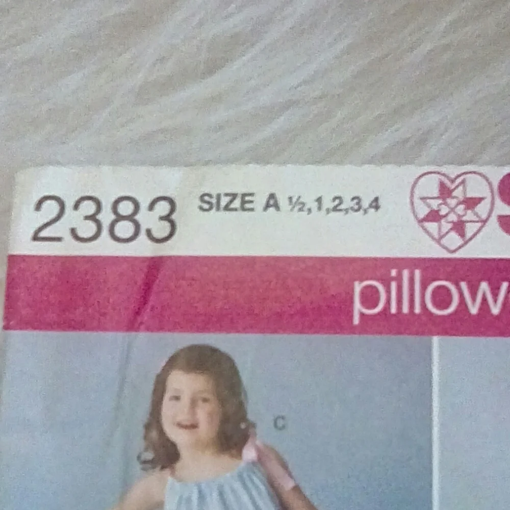 Simplicity Pillowcase Fashion toddler dress